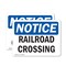 Signmission Railroad Crossing, 5 in W x Rectangle, Vinyl Decal OS-2PACK-NS-D-35-L-17973 - alternate 1